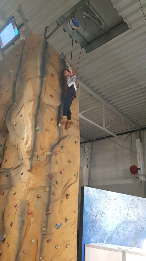 Photo of climbing Karolina